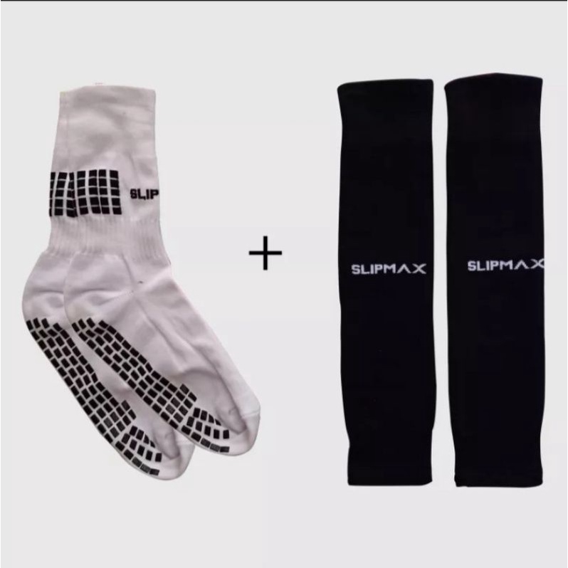 Paket Kaos Kaki Sambung SLIPMAX Dan Kaos Kaki Anti Slip SLIPMAX Sebetis Original.