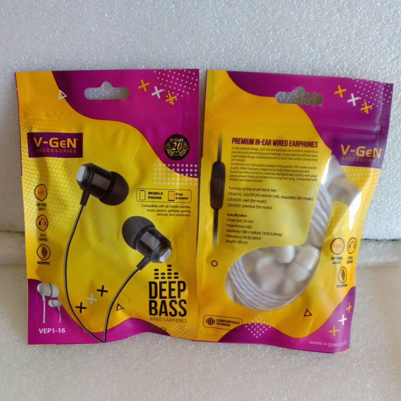 Headset V-Gen Vep1-16