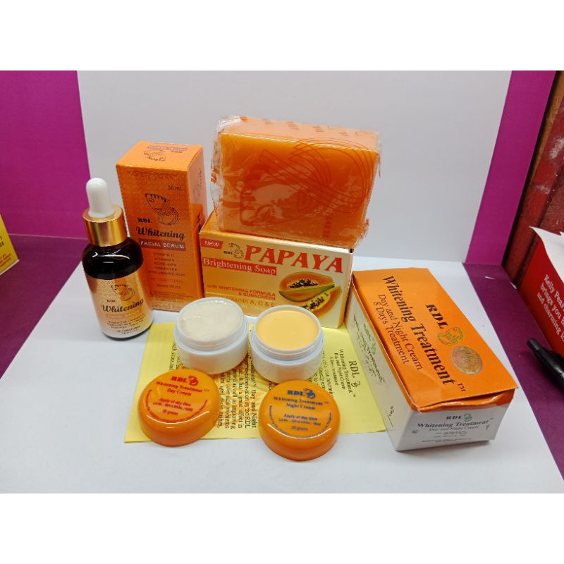 PAKET RDL 4in1//CREAM SIANG+MALAM/SERUM/SABUN ORIGINAL