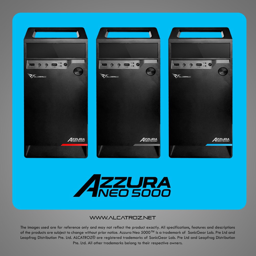 CASING KOMPUTER | CASE CPU | ALCATROZ AZZURA Z SERIES