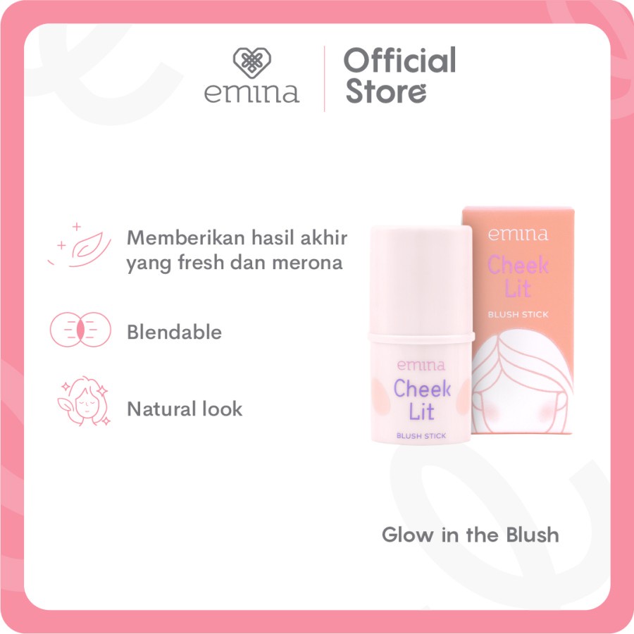 EMINA CHEEKLIT BLUSH STICK - BLUSH ON STICK EMINA