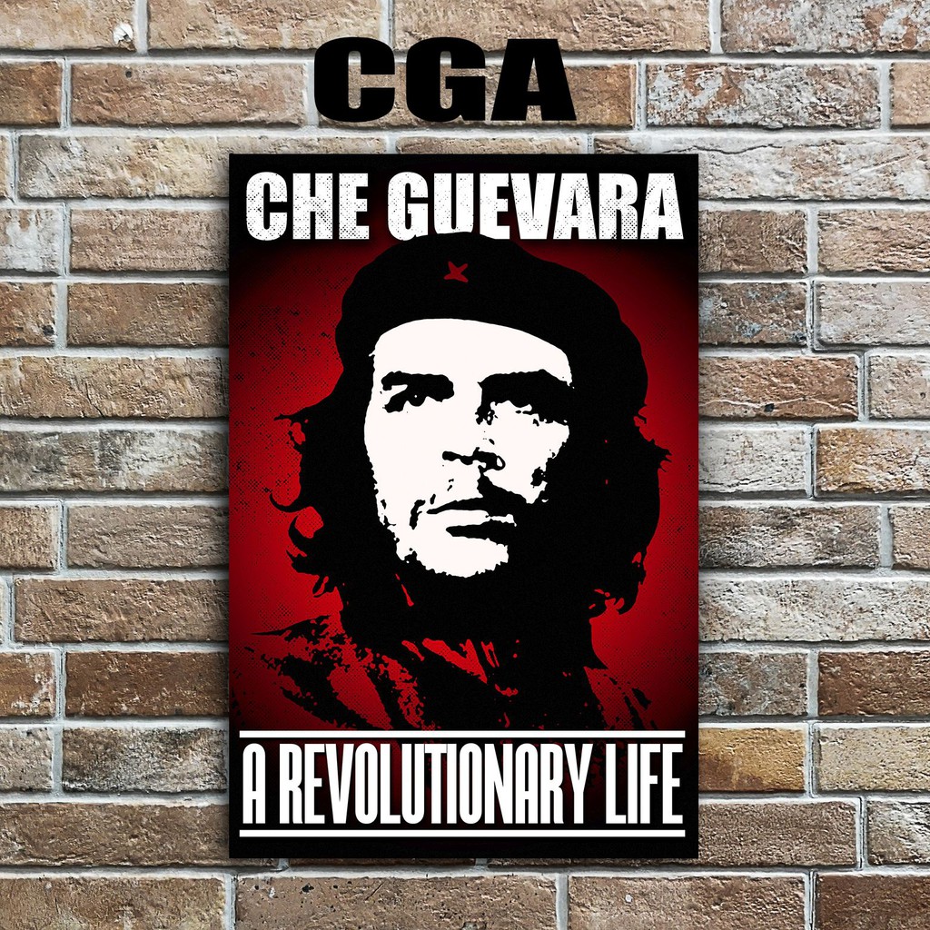 poster kayu che guevara walldecor poster tokoh / figure / movie