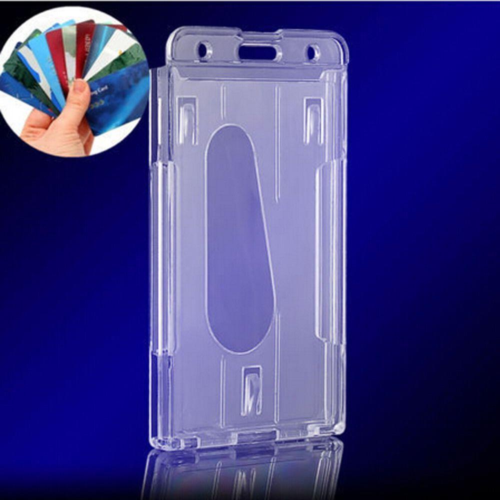 Quinton Badge Holder New Vertical Plastik Bening