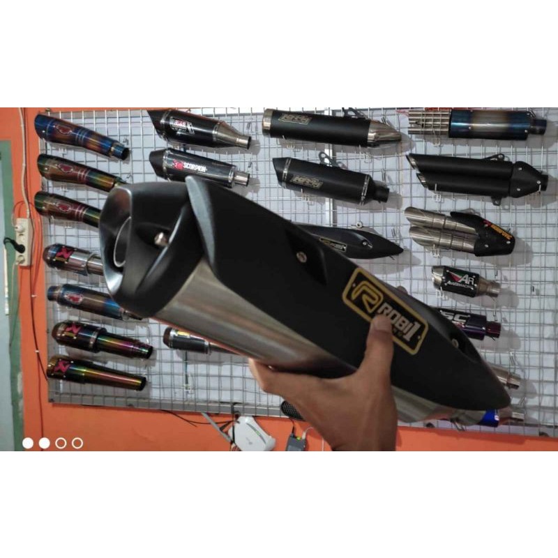 Knalpot Racing Beat Mio Fu Suara Ngebass Rcb