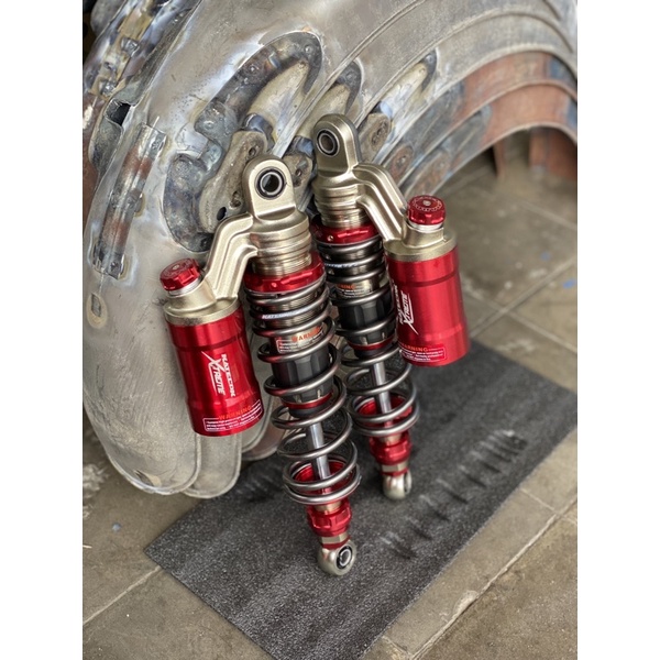 Skok Shock KATECOK ukuran 320 Titanium Red pnp Cb Gl Mp Tiger Plus anting bisa metic Nmax