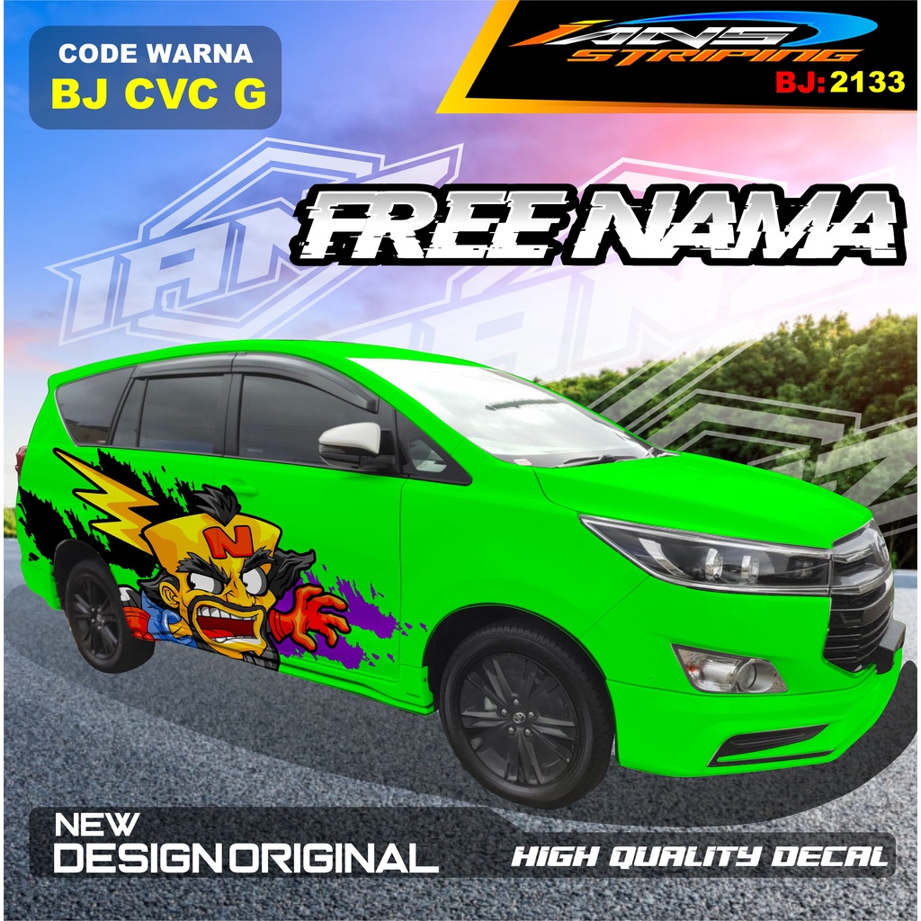 VARIASI MOBIL INNOVA REBORN / VARIASI STICKER MOBIL AVANZA  / STIKER MOBIL XENIA / DECAL STIKER MOBIL PAJERO SPORT