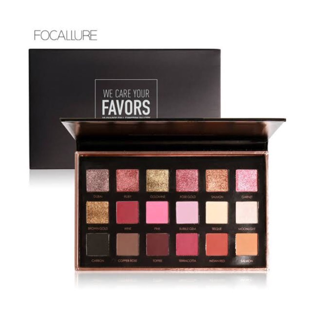 Focallure Favors Eyeshadow Palette 01 Bright Lux | Shopee Indonesia