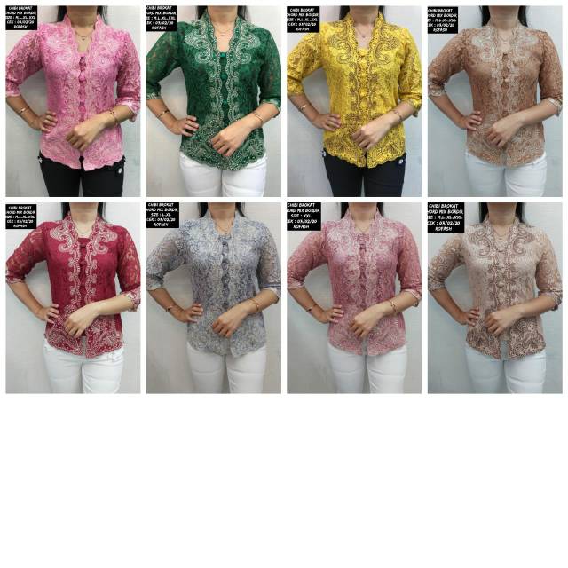 BLOUSE CHIBI PREMIUM CHORD
Kebaya Brokat Chord Premium mix Bordir