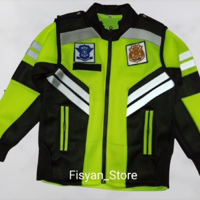 Jaket/Rompi Security  Jaket/Rompi Polisi Double Mesh Tebal Multifungsi