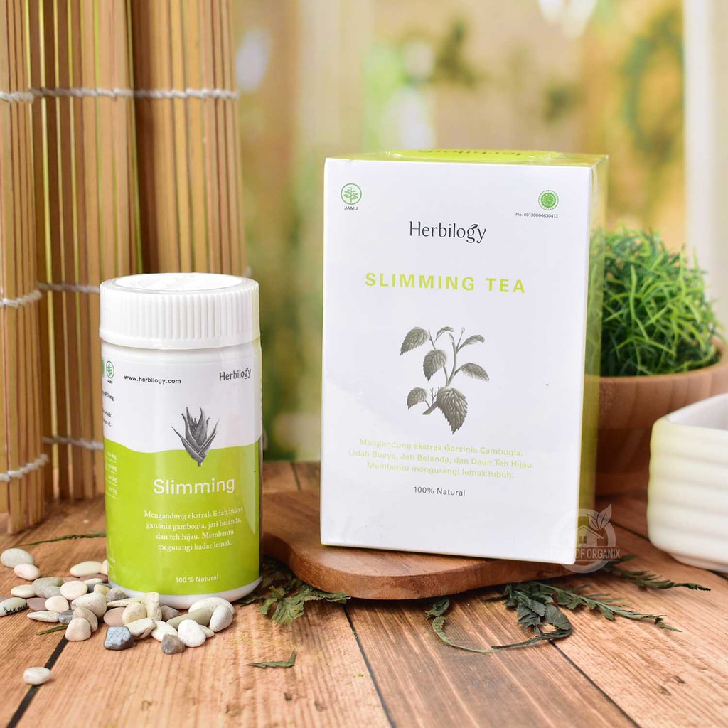 Herbilogy Slimming Package ( Slimming Capsule and Slimming Tea)