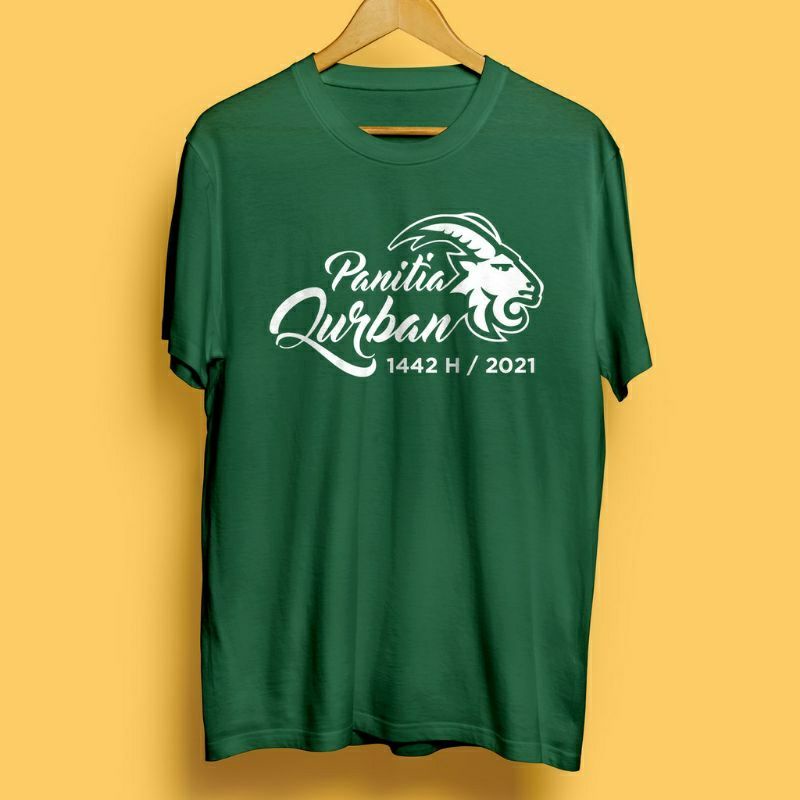Baju T-shirt Kaos Panitia Qurban 1442H/2021 l kaos idul adha