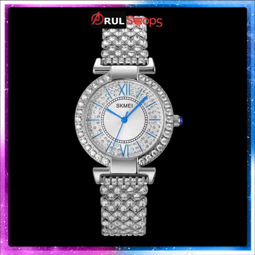 ARS - SKMEI Jam Tangan Analog Wanita Strap Stainless Steel - 1956