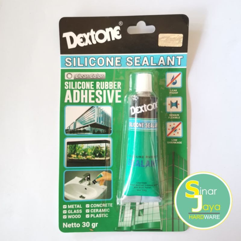 

Lem Kaca Dextone 30 gr/ Lem Aquarium/ Lem Silicone Sealant Dextone