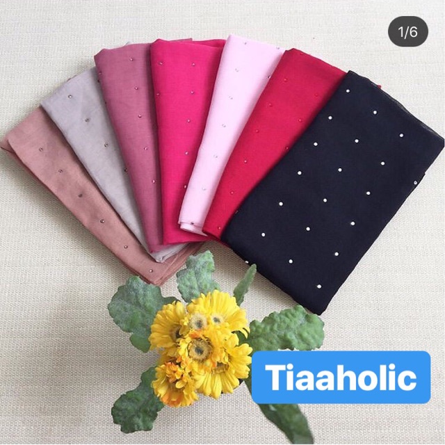 NEW JILBAB SWAROVSKI / Jilbab square / jilbab segi empat/ look like na pocut /jilbab paris swarovski