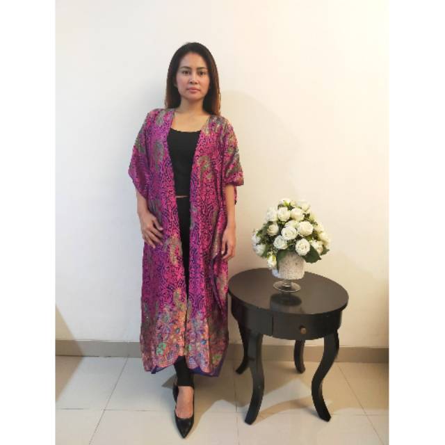 cardigan bigsize motif batik