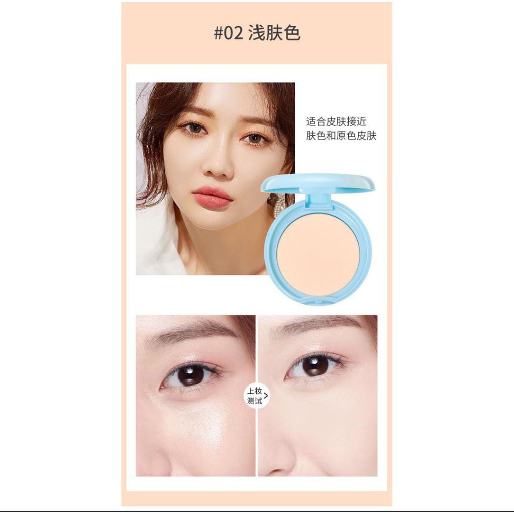 MC-5046 LAMEILA Naked Make Up Powder 3 Colors (PINK,BIRU,HIJAU)