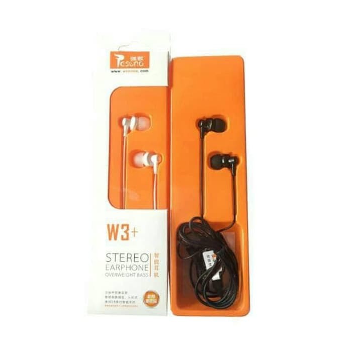 Resong W3+ Stereo earphone Powerful Thubass