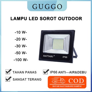 Lampu Sorot LED 10W 20W 30W 50W 100W / Outdoor / Tembak / Panggung / Lapangan / Taman