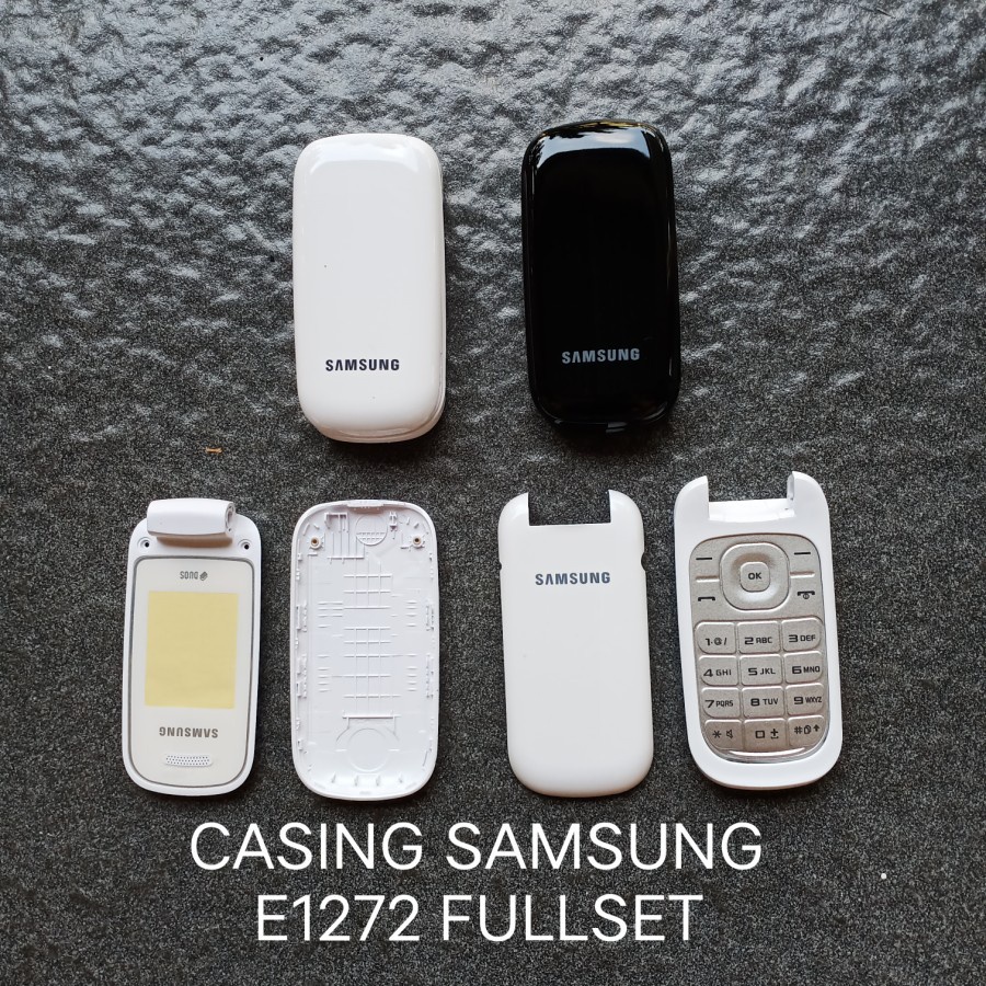 CASING FULLSET SAMSUNG E1272 - CASING SAMSUNG LIPAT 2 SIM ORIGINAL - BC