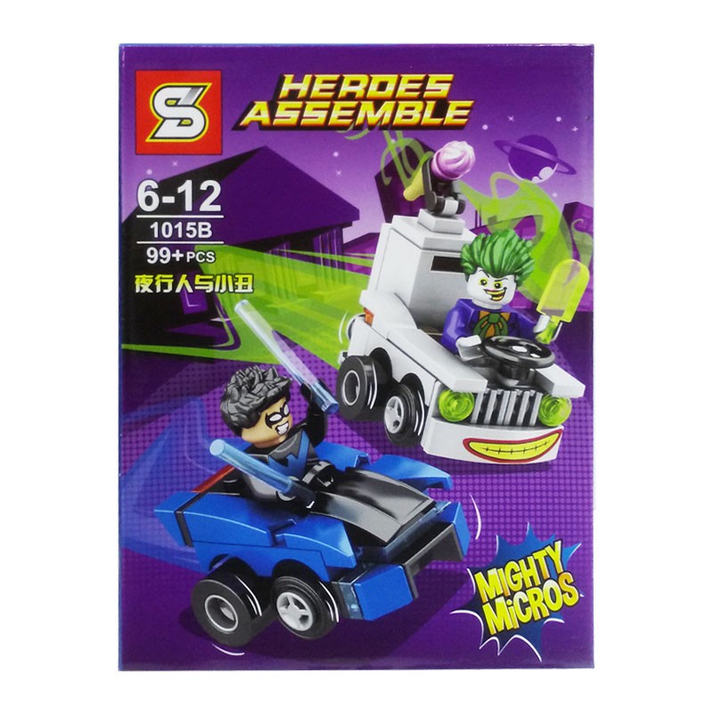 Lego (SY) Heroes Assemble (1015B) Mighty Micros Nightwing vs The Joker