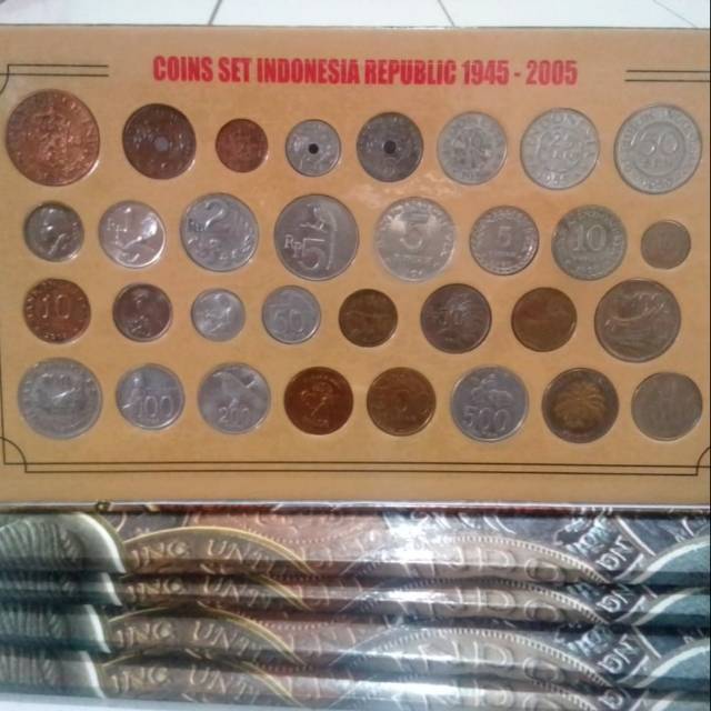 Koin set uang kuno indonesia 1945 - 2005