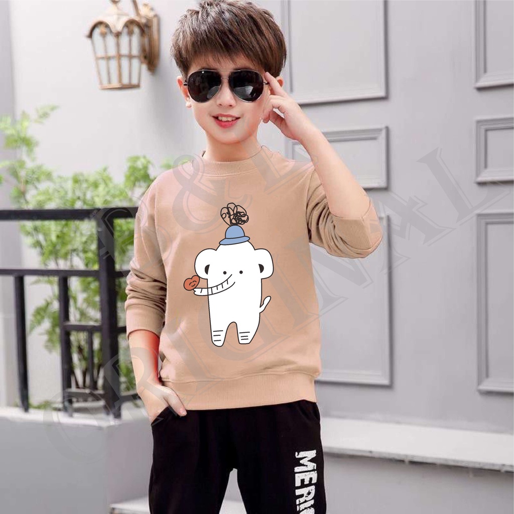 BS/COD//BAJU KAOS KIDS LEPHAN /BAJU ANAK ANAK FASHION/ANAK GOOD QUALITY