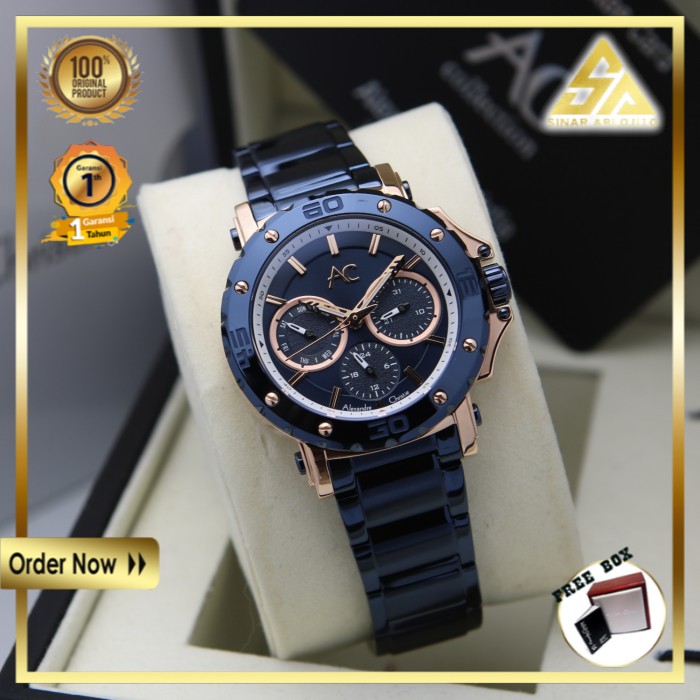 JAM ALEXANDER CHRISTIE ALEXANDRE CHRISTIE WANITA CEWEK JAM TANGAN ORIGINAL ORI ORIENT AC 4127