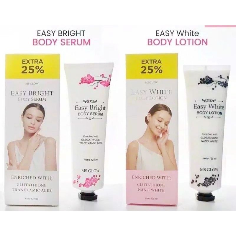 Paket Body Lotion Ms glow/Body Series Ms glow/Lotion dan Serum Ms Glow