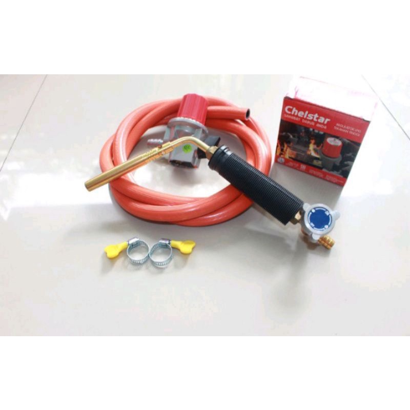 Paket komplit solder las/Solder BBQ / GAS Torch bahan bakar gas