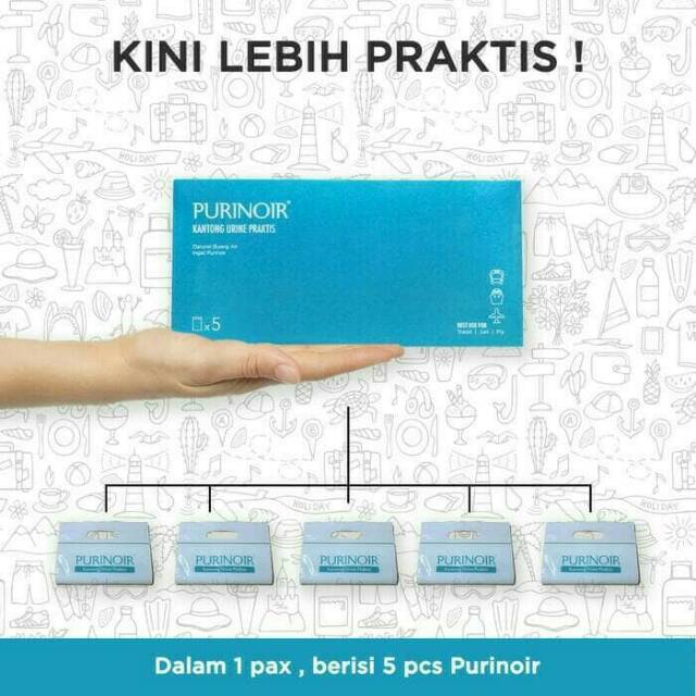 PURINOIR Kantong Pipis Kencing Urine Bag Travel