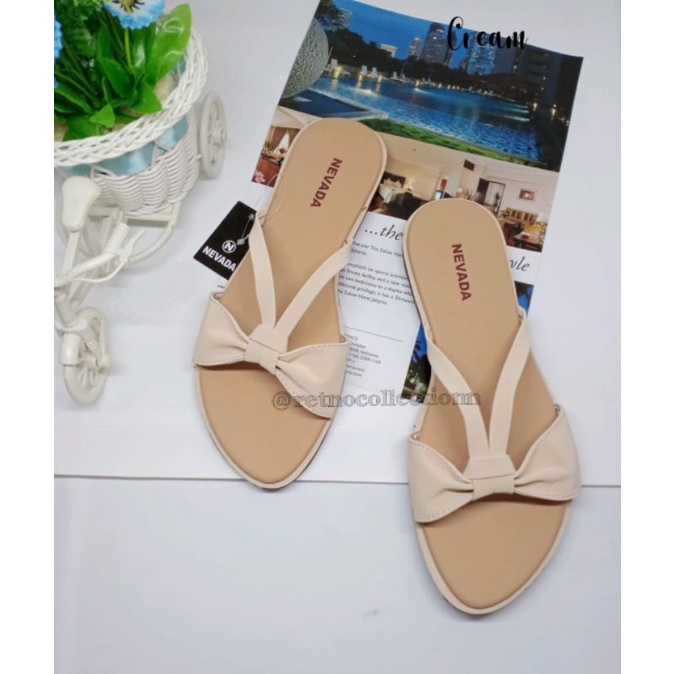 sandal slop wanita slip/sendal slop wanita nevada/slop T