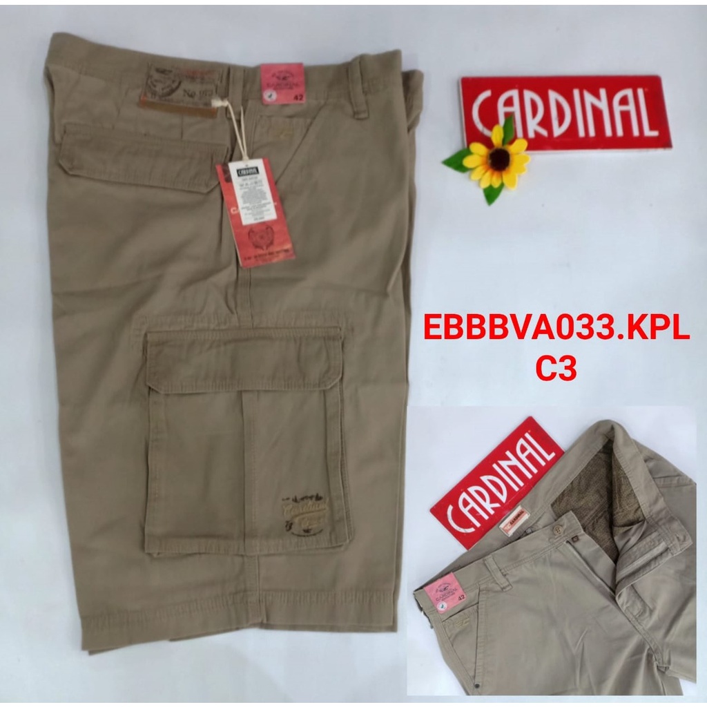 gof 42-44 KPL CARDINAL KEMPOL CASUAL Celana Pendek Cowok Celana Kempol Fashion Pria Brand Kekinian