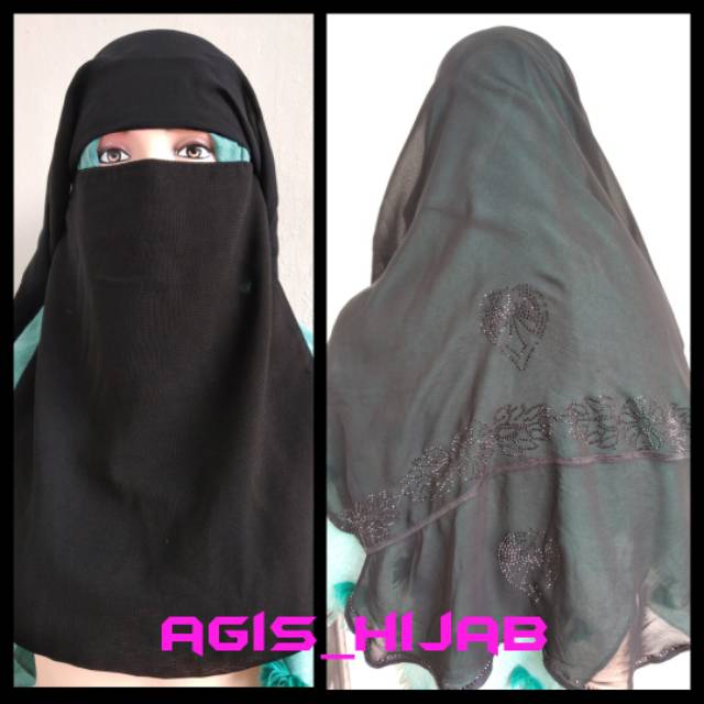 Cadar niqob purdah yaman ori