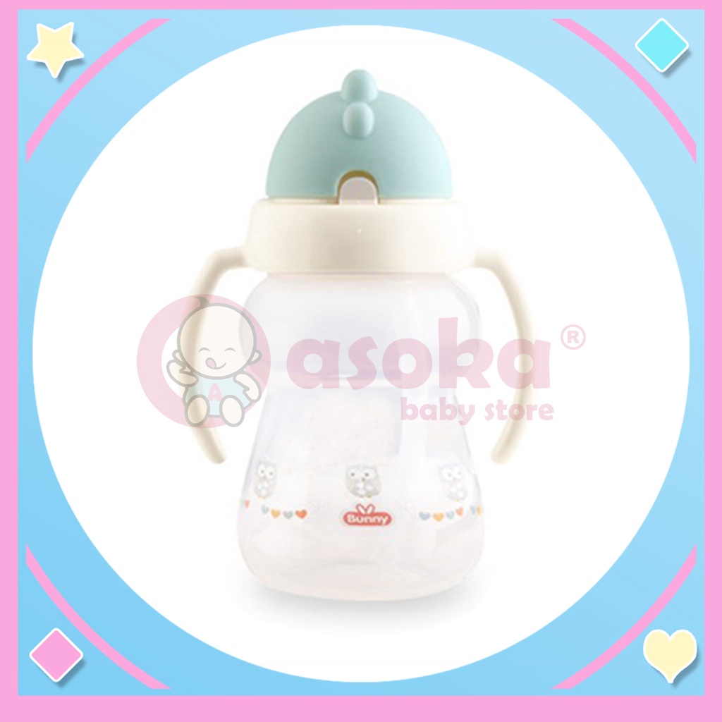 Lusty Bunny Training Cup With Straw - Botol Minum Bayi ASOKA