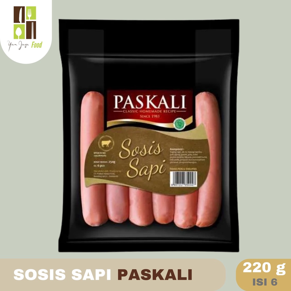 Sosis Sapi Paskali isi 6 [220g]