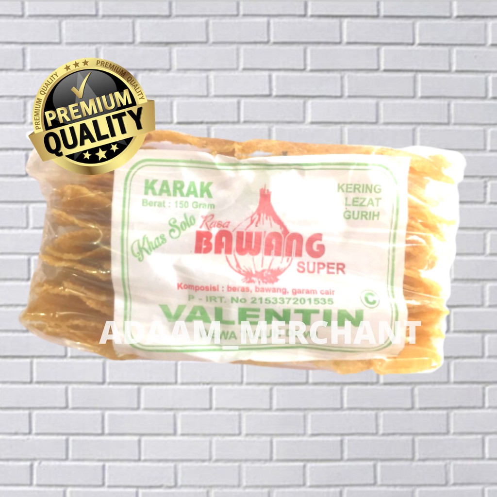 

Karak Khas Solo VALENTINE | Rasa BAWANG