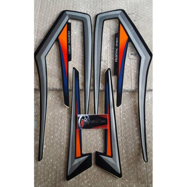 STRIPING RX KING 2001 HITAM