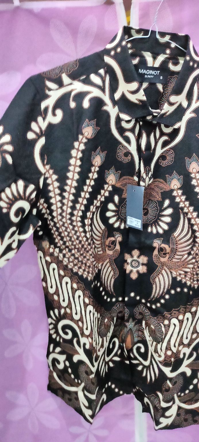 Maginot Kemeja Batik Pria Narendra-ls Lengan Panjang