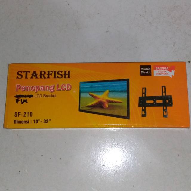 BRACKET STARFISH 10&quot; - 32&quot; LED TV LCD FIX TYPE FIX 10 -32 inch Breket Murah Kualitas Baguss