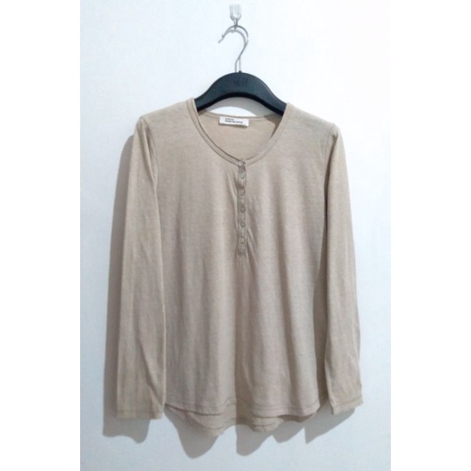 Africa Boon The Dress | Kaos Wanita | Kaos Lengan Panjang | Kaos Kancing | Kaos Coklat | Kaos Polos 