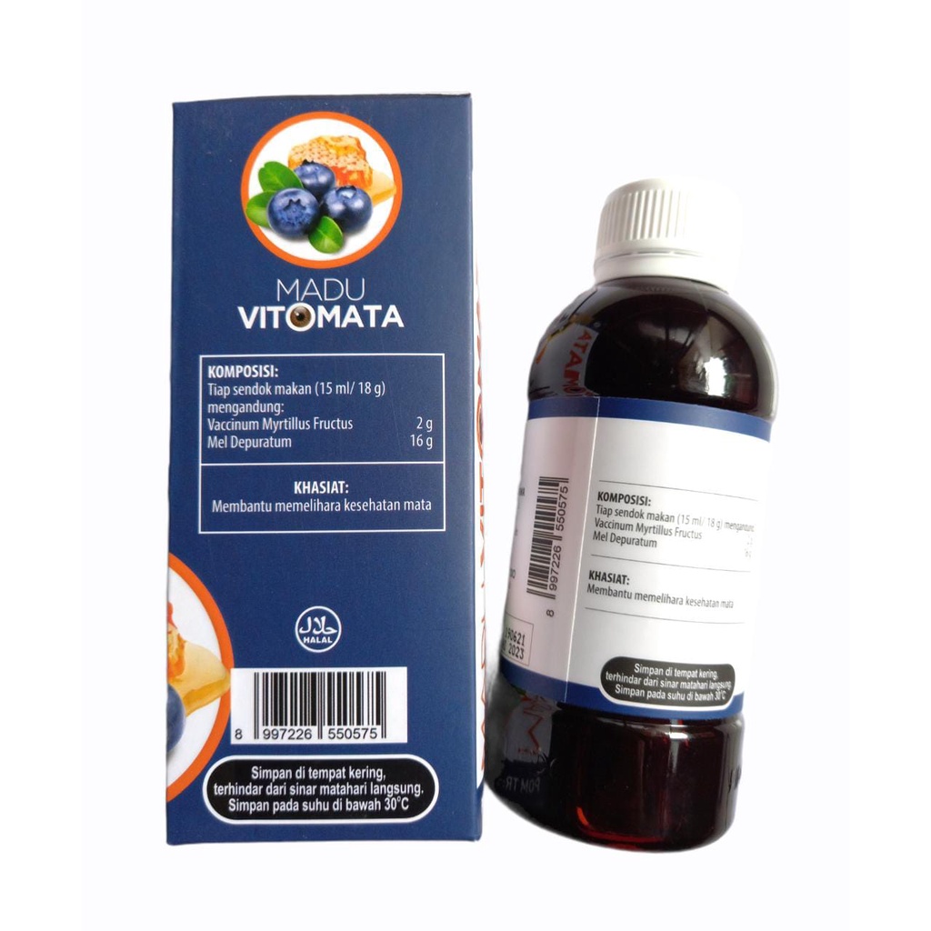 Vitomata Madu Obat herbal Kesehatan Mata Minus Plus Katarak Vito mata