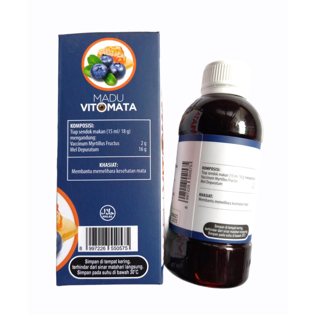 Vitomata Madu Obat herbal Kesehatan Mata Minus Plus Katarak Vito mata