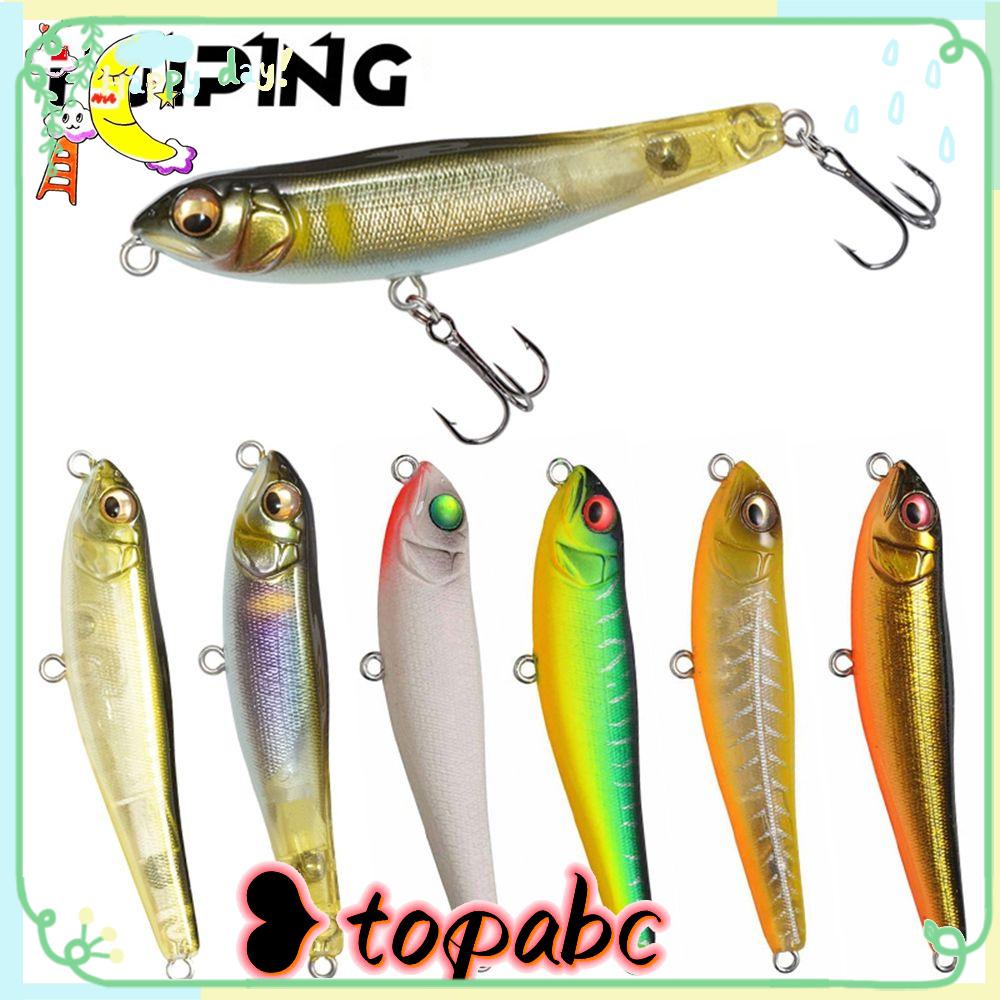 TOP Transparent Fish Hooks Outdoor Minnow Lures Pencil Baits with Steel ball Crankbaits 71mm 7g Tackle Useful Winter Fishing