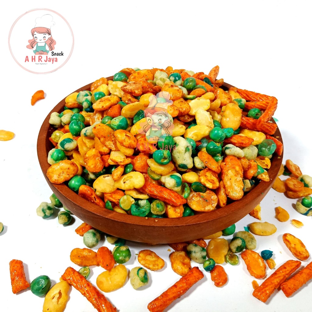 

KACANG MIX 500 gr / KACANG CAMPUR / MIXED NUTS / Kacang Jaipong Mix