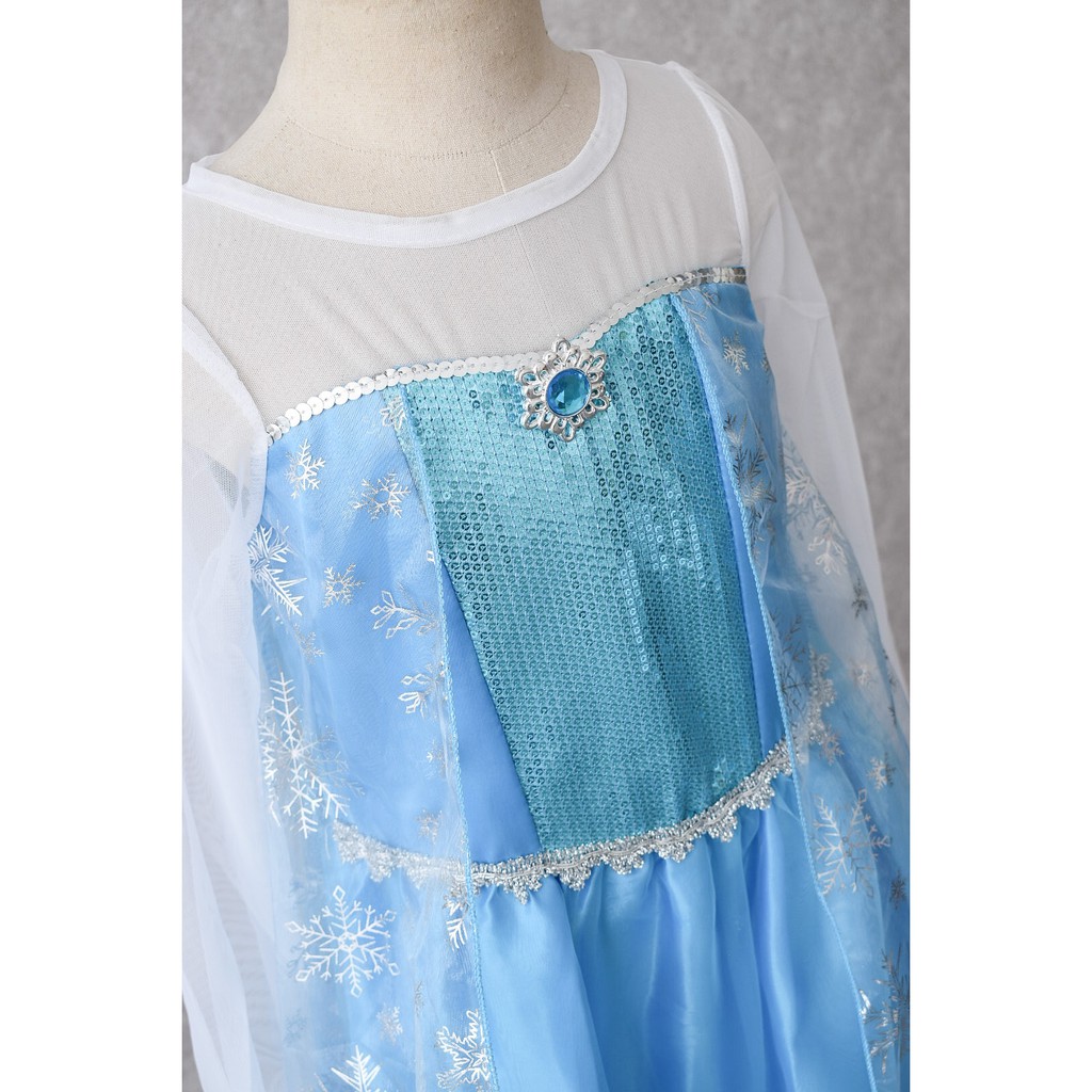 Ayana Dress Anak Perempuan Karakter Frozen Lace Organdi Elegan BX29