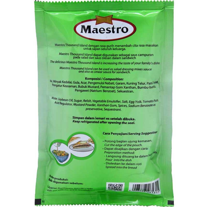 Maestro Thousand Island Sachet 100g