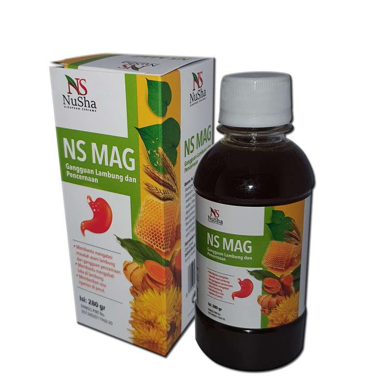 Rumah Herbal Ciganjur - Madu NS MAG ( NUSHA ) Obat Asam Lambung, GERD, Mag atau Maag, Saluran Pencernaan - 280 gr