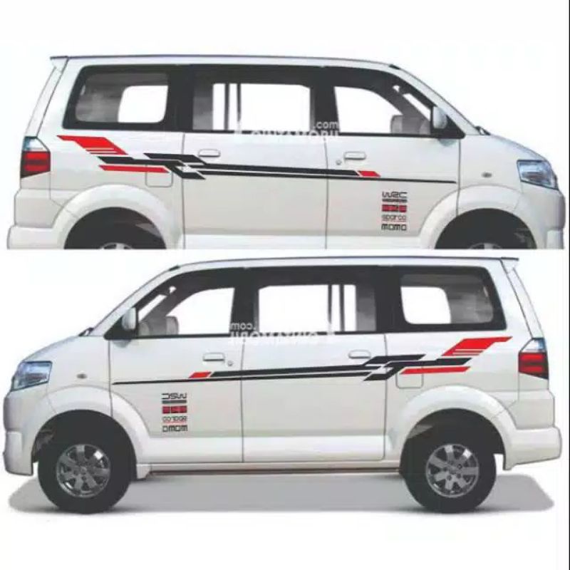 Stiker mobil apv stiker cutting mobil suzuki apv stiler keren murah terlaris