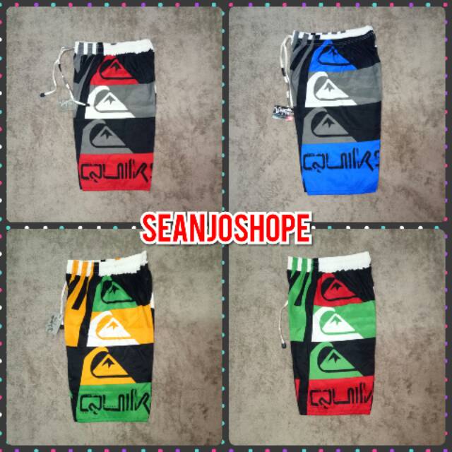 CELANA PENDEK HAWAI/PANTAI/TRAVELING/ SURFING QUICKSILVER