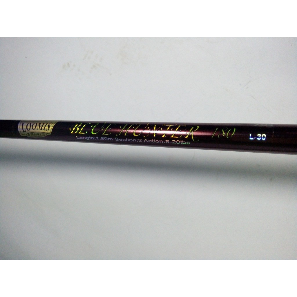 Alat Mancing Joran Loomis Franklin Blue Hunter 180 Cm Carbon Action 8-20lbs